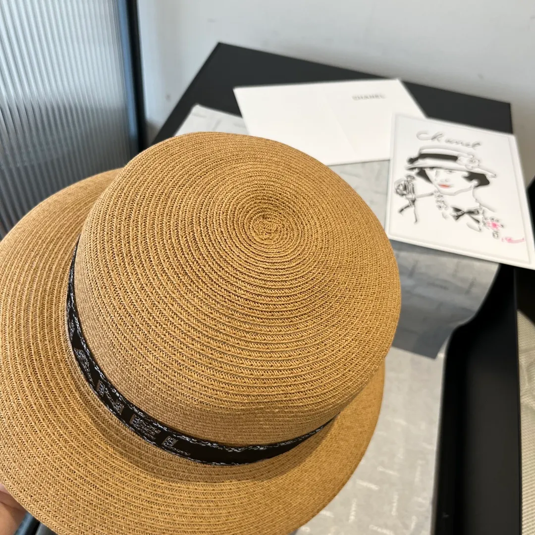 💰150¥ Crow's raffia sun hat, a must-have for summer outings, head circumference 57cm
